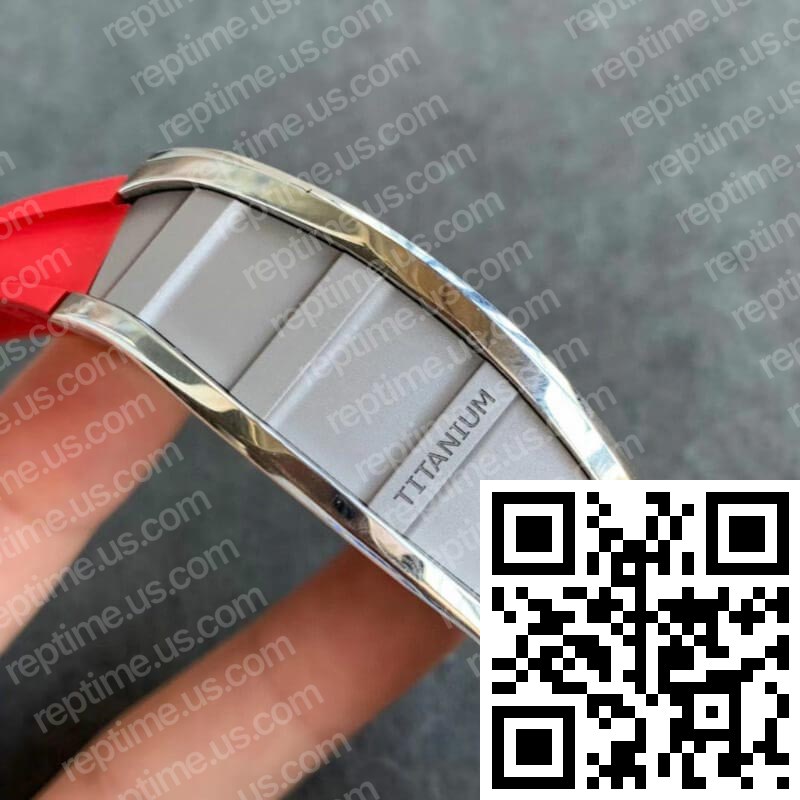 Richard Mille RM011 Red Rubber Strap - Image 4