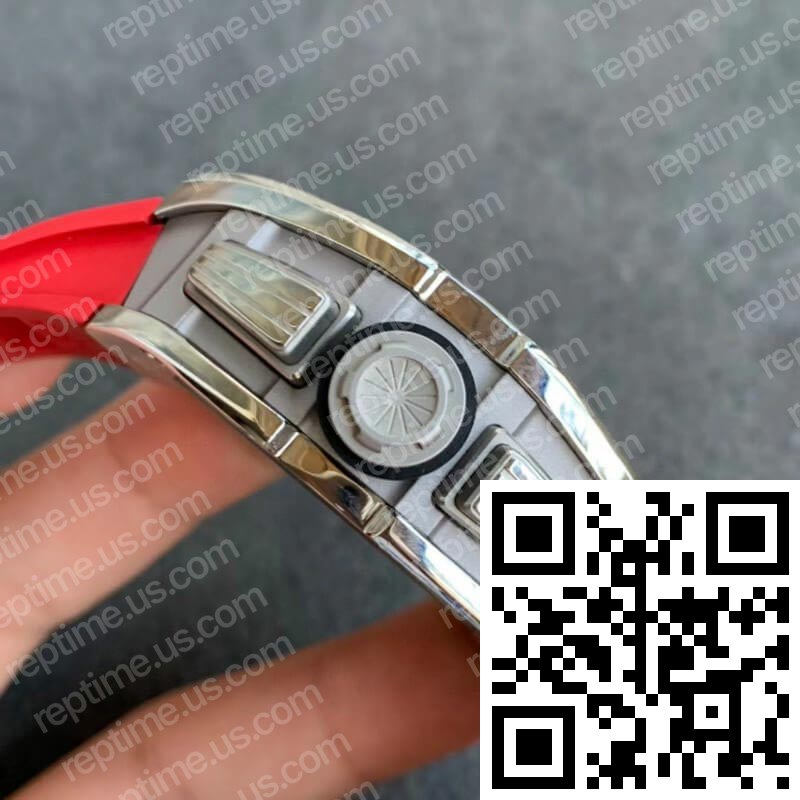 Richard Mille RM011 Red Rubber Strap - Image 5