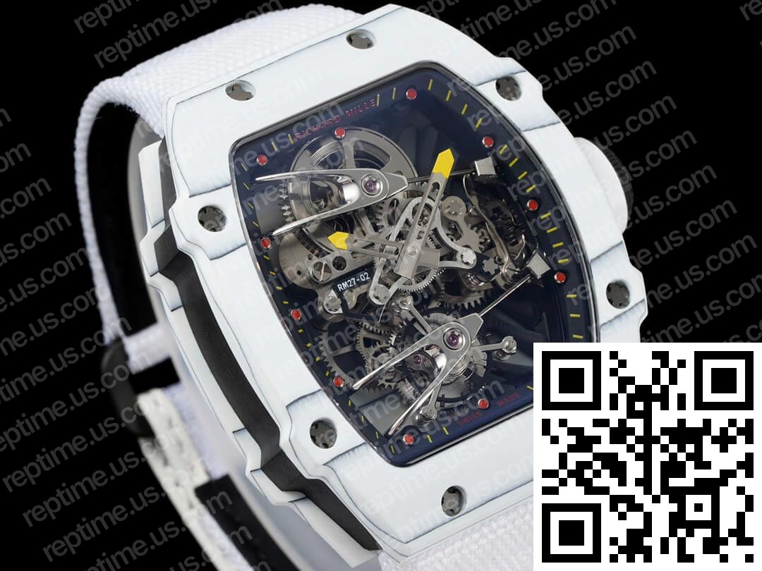 Richard Mille RM27-02 Rafael Nadal Tourbillon White Stra - Image 9