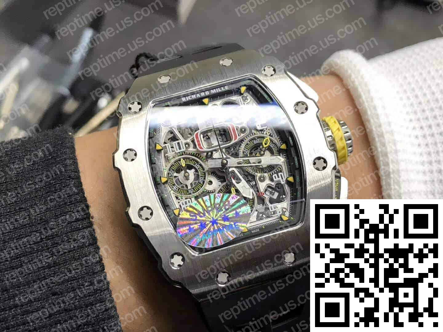 Richard Mille RM11-03 Titanium Case Rubber Strap - Image 2