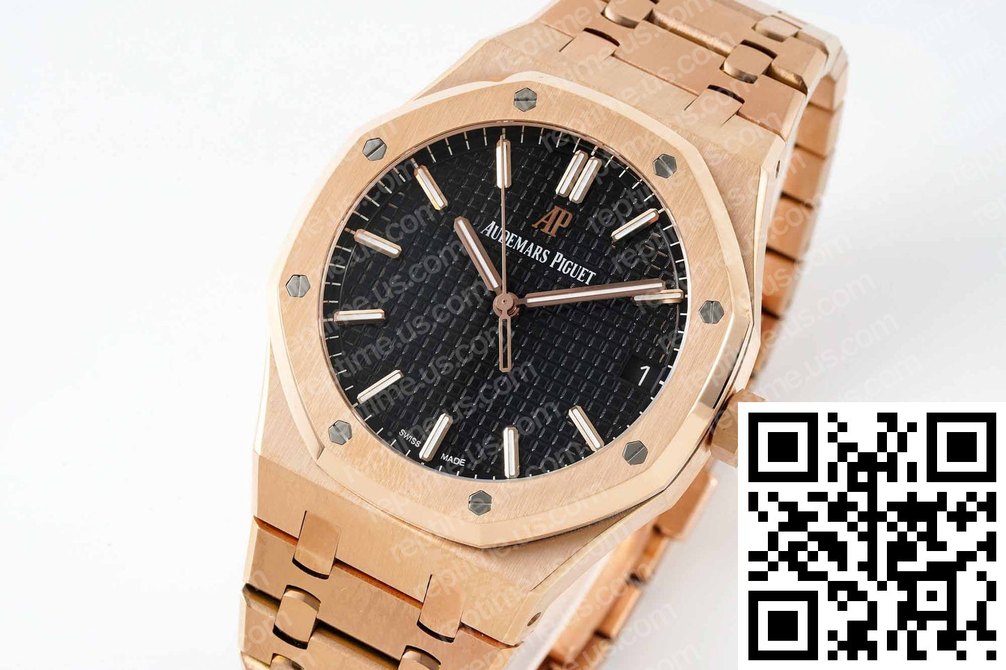 Audemars Piguet Royal Oak 15500OR.OO.1220OR.01 V2 Black Dial - Image 3