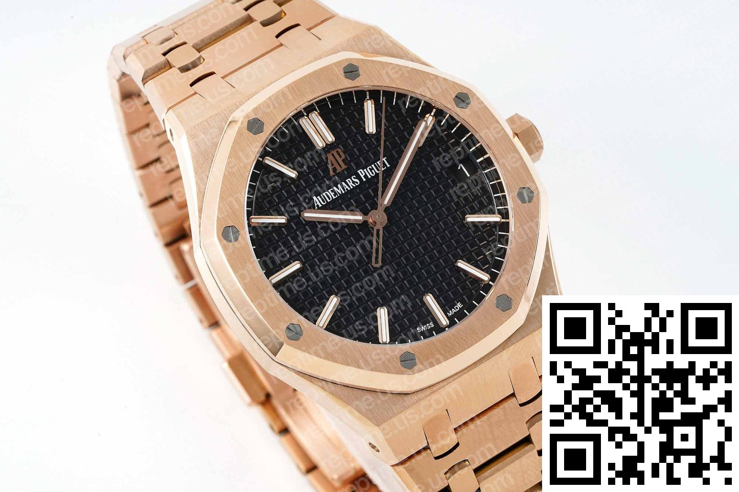 Audemars Piguet Royal Oak 15500OR.OO.1220OR.01 V2 Black Dial - Image 4