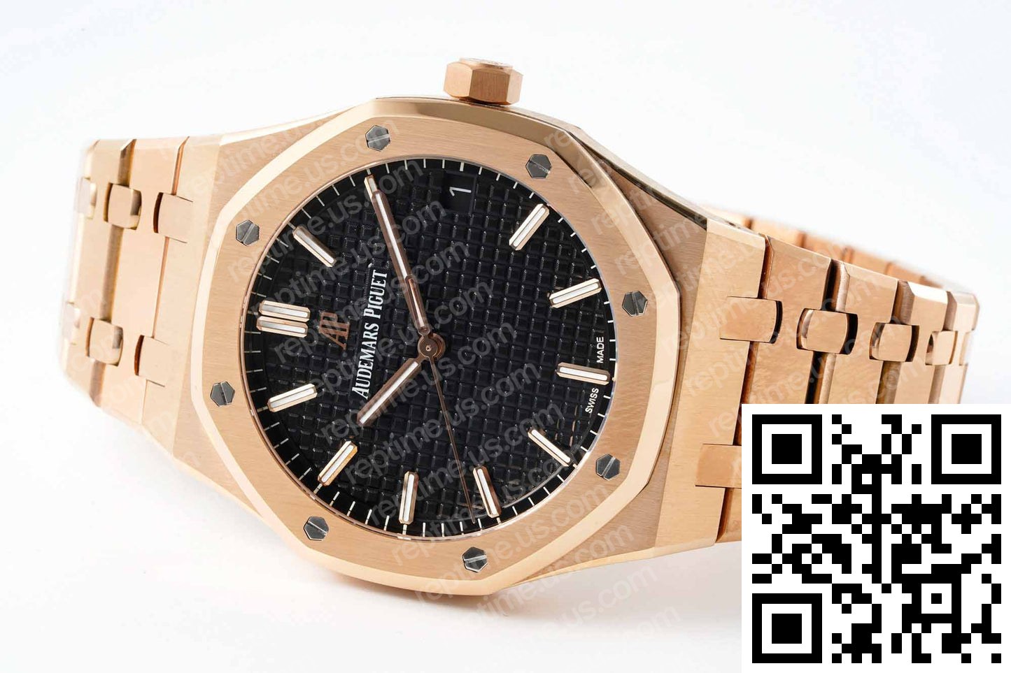 Audemars Piguet Royal Oak 15500OR.OO.1220OR.01 V2 Black Dial - Image 5