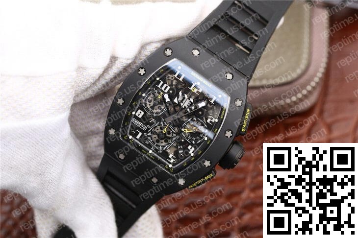 Richard Mille RM011 Black Strap - Image 10