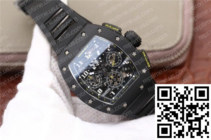 Richard Mille RM011 Black Strap - Image 2