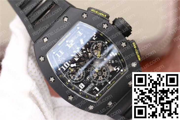 Richard Mille RM011 Black Strap - Image 8