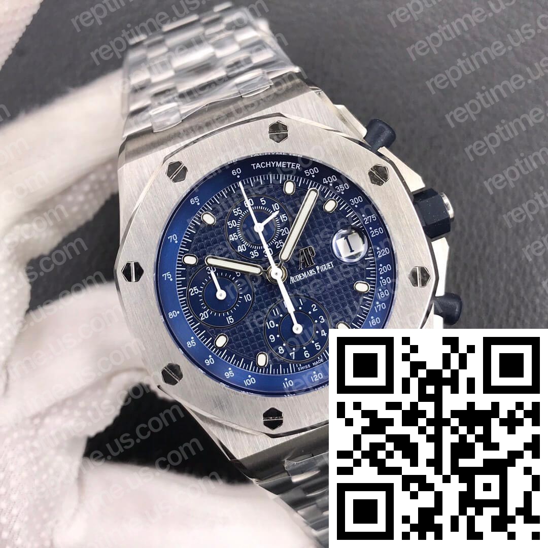 Audemars Piguet Royal Oak Offshore 26237ST Blue Dial - Image 2
