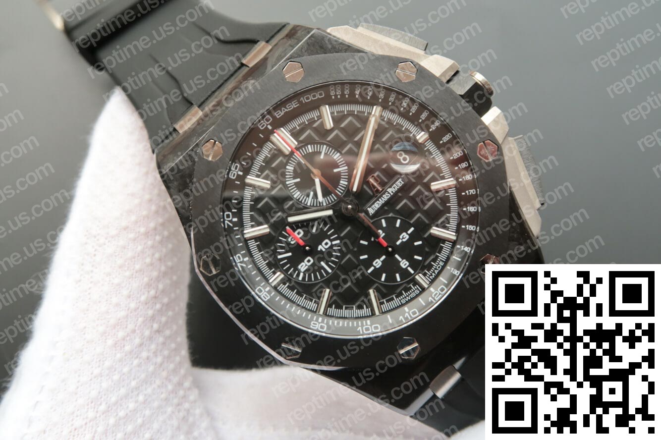 Audemars Piguet Royal Oak Offshore 26400AU.OO.A002CA.01 Black Dial - Image 2
