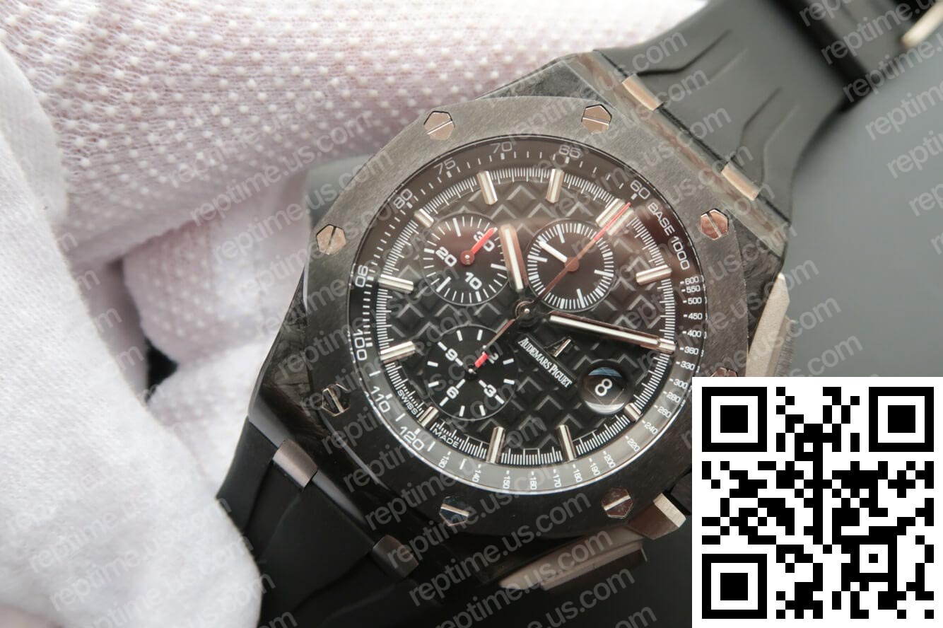 Audemars Piguet Royal Oak Offshore 26400AU.OO.A002CA.01 Black Dial - Image 3