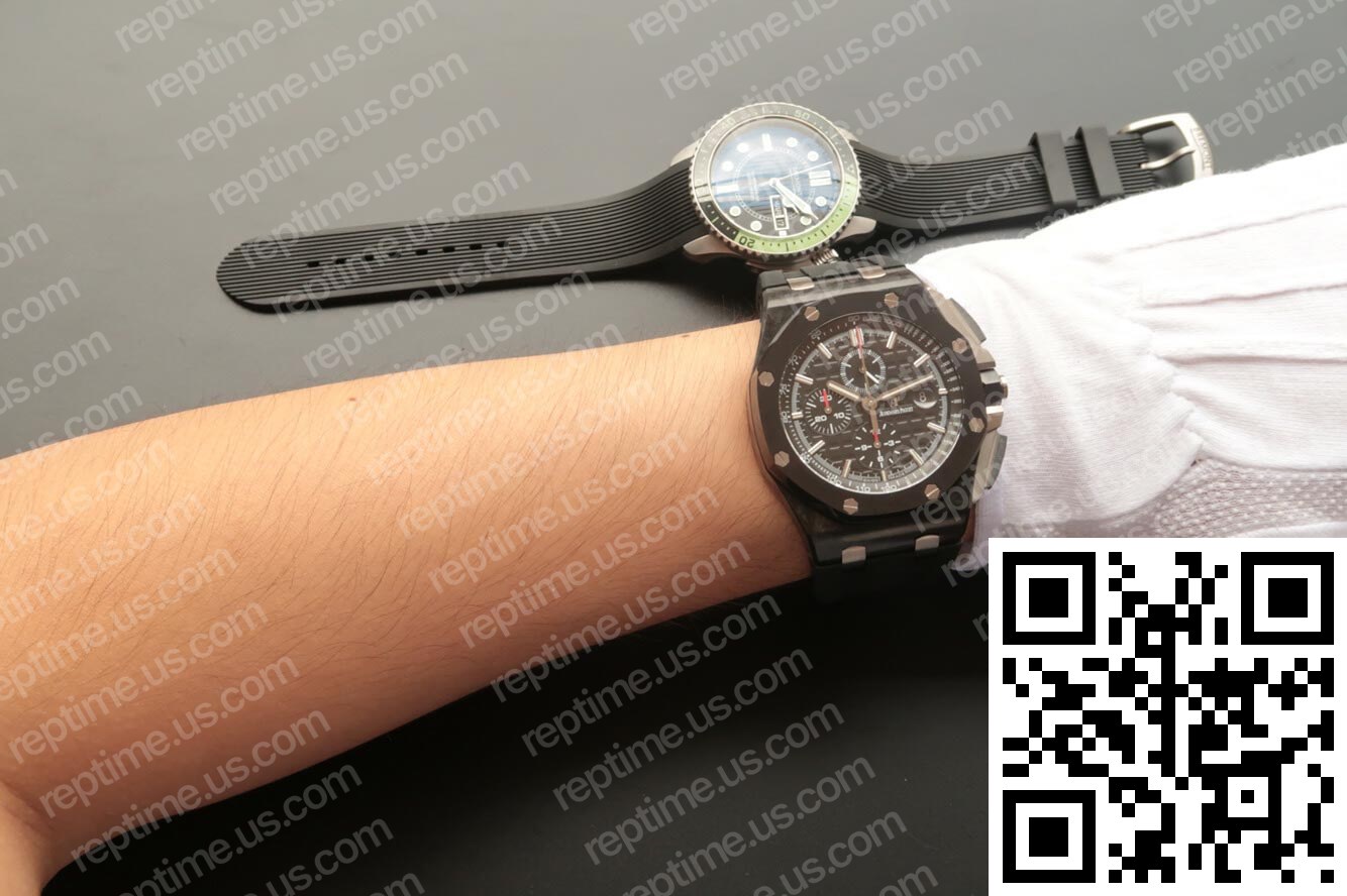 Audemars Piguet Royal Oak Offshore 26400AU.OO.A002CA.01 Black Dial - Image 9